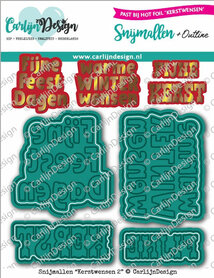 CarlijnDesign snijmallen Kerstwensen