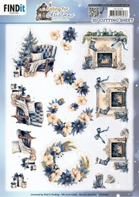 3D Cutting Sheets - Berries Beauties - Falling for Christmas - Christmas Baubles