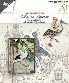 Joy! Crafts Snij-debos-embosstansmal - Anton Pieck - Baby 2 6002/1612 