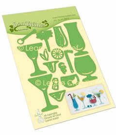 LeCrea - Lea’bilitie Cocktail party snij en embossing mal 