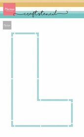 Marianne Design Craft Stencil - L-letter PS8154 