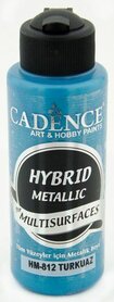 Cadence Hybride metallic acrylverf (semi mat) Turkoois 120 ml