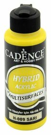 Cadence Hybride acrylverf (semi mat) Geel  120 ml