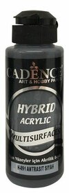 Cadence Hybride acrylverf (semi mat) Antraciet zwart 120 ml