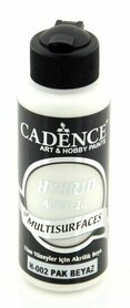 Cadence Hybride acrylverf (semi mat) Puur wit 120 ml