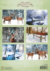 Nellie‘s Choice Decoupage knipvel Winter scenes A4