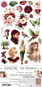 Craft O Clock Extras Set Flowers 15x30 cm Savor the Moment