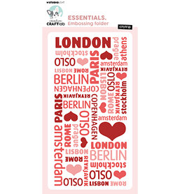 Studio Light Embossing folder Citytrip Essentials nr.25