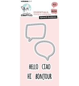 Studio Light Stamp & Cutting Die Speech Bubbles Essentials nr.89