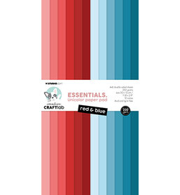 Studio Light Paper Pad Red & Blue Essentials nr.262 
