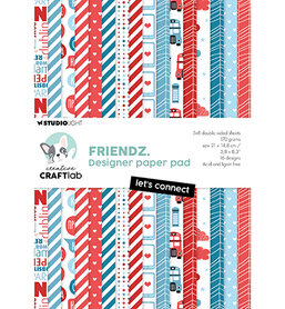 Studio Light Paper Pad Let's Connect Friendz nr.263