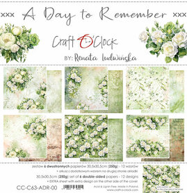 Craft o Clock Paper Pack 30x30 cm A Day To Remember
