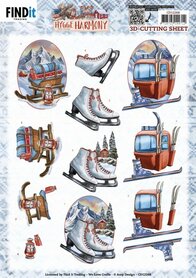 3D Cutting Sheets - Amy Design - Hygge Harmony - Winter Sports