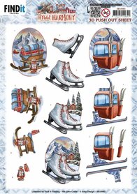 3D Push Out - Amy Design - Hygge Harmony - Winter Sports