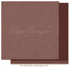 Maja Design Mono - Hygge - Brown 30,5x30,5 cm