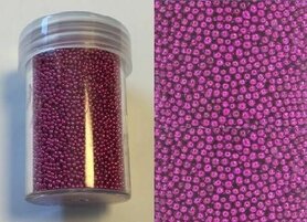 Hobby Crafting Fun Mini pearls (zonder gat) 0,8-1,0mm fuchsia 22 gram 