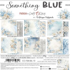 Craft O Clock Set of Papers 15x15 cm Something Blue