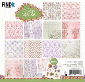 Paperpack - Amy Design - Tulip Dreams 20 x 20 cm