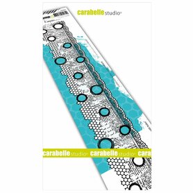 Carabelle Studio • cling stamp edge border with holes