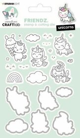 Studio Light Stamp & Cutting Die Mini Friendz nr.42 