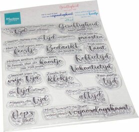 Marianne Design Clear Stamps Gezelligheid kent geen tijd (NL) CS1135 