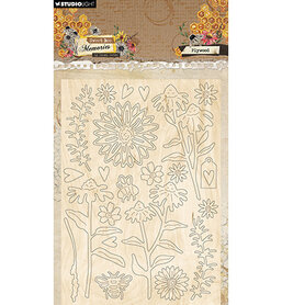 Studi Light Plywood Elements Florals & Grunge Sweet Bee Memories nr.03
