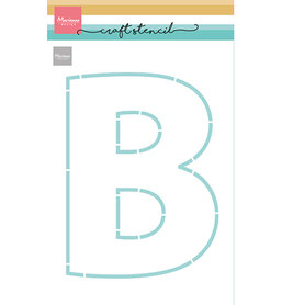 Marianne Design Craft stencils, Letter B PS8178