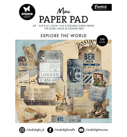 Studio Light Mini Paper Pad Explore the World Essentials nr.304