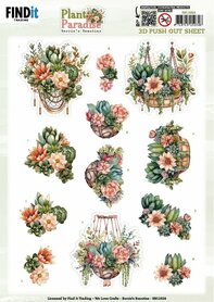 3D Push out Sheet - Berries Beauties - Plant Paradise - Hanging Baskets