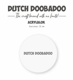 Dutch Doobadoo ATC Stempel Acrylblok cirkel 476.125.002 