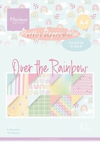 Marianne Design Paperpad Over the rainbow by Marleen PK9188 A4