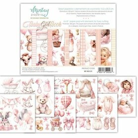 Mintay A5 Book - elements for precise cutting - Baby Girl 