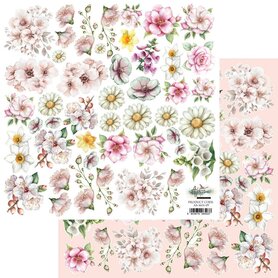 Art Alchemy Double-sided paper 30,5x30,5 cm Memory of Spring – Flowers – extras to cut