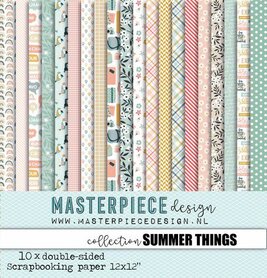 Masterpiece Papiercollectie Summer Things 12x12 10vl 