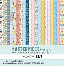 Masterpiece Papiercollectie 24/7 12x12 10vl 