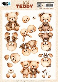 3D Cutting Sheet - Berries Beauties - Teddy - Together