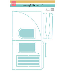 Marianne Design  Craft stencils, A4 Create a room by Marleen PS8185