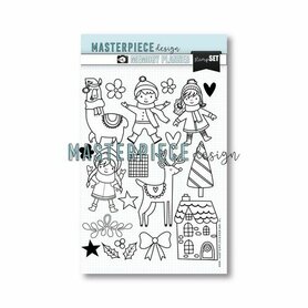 Masterpiece Clear Stempelset - Merry Memories 6x8 