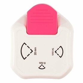 Vaessen Creative • 3-in-1 Label Hoekpons Ticket