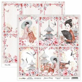 ScrapBoys Japanese Beauty paper sheet Nr.05