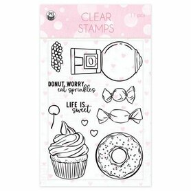Piatek13 - Clear stamp set Sugar and Spice 01 A6