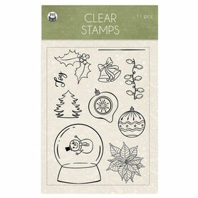 Piatek13 - Clear stamp set Cosy Winter 01 A6