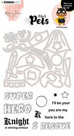 Studio Light Stamp & Cutting Die Missees By Karin Joan nr.07 A6