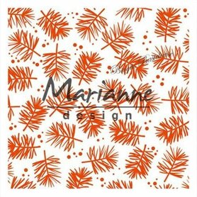 Marianne Design Embossing Folder Dennentakken DF3450