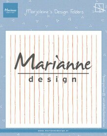 Marianne Design Embossing folder Marjoleine‘s stripes DF3456 