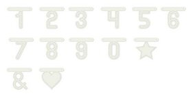 Dutch Doobadoo Dutch Stencil Art nummers (92x 80 mm) 