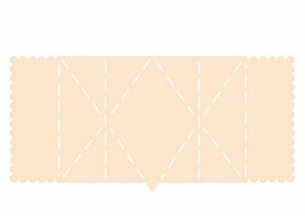 Joy! Crafts Polybesa stencil - kaartvorm met ruit 6005/0005 