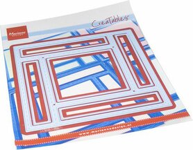 Marianne Design Creatable Log cabin layout LR0831 6 pc, 