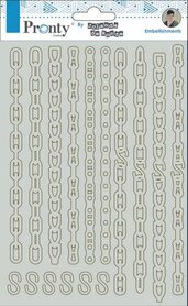 Pronty Chipboard Chains A5 by Jolanda 492.010.016