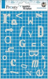 Pronty Chipboard Letters Frame A5 492.010.009 by Jolanda